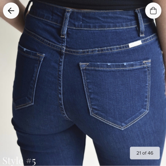 KanCan Skinny Jeans, size 31, dark indigo - Picture 4 of 5